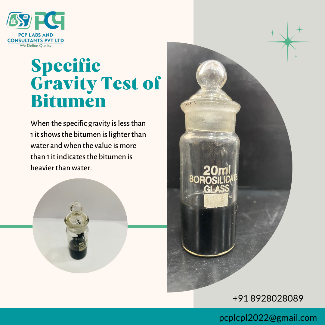 Specific Gravity Test of Bitumen